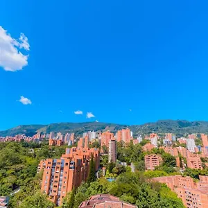  Apartamento Beautiful Ultrafast Internet /el Poblado Colombia